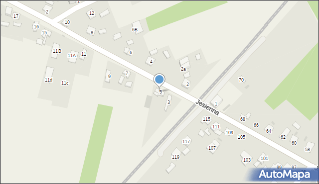 Gołębiewek Stary, Gołębiewek Stary, 5A, mapa Gołębiewek Stary