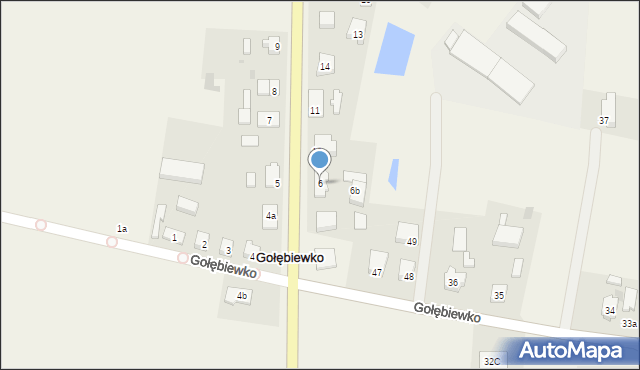 Gołębiewko, Gołębiewko, 6, mapa Gołębiewko