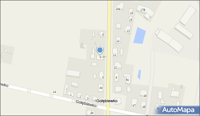 Gołębiewko, Gołębiewko, 7, mapa Gołębiewko