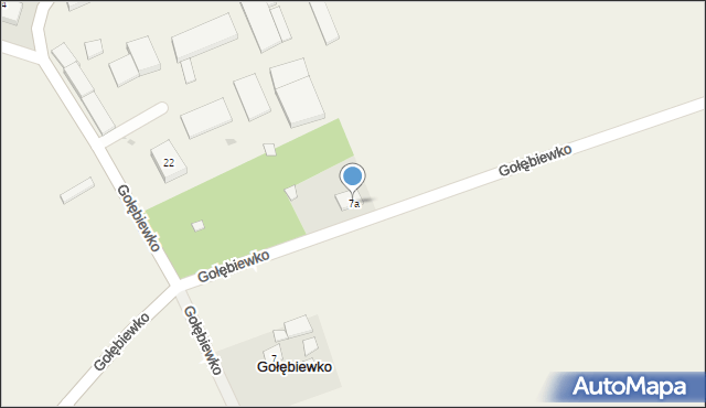Gołębiewko, Gołębiewko, 7a, mapa Gołębiewko