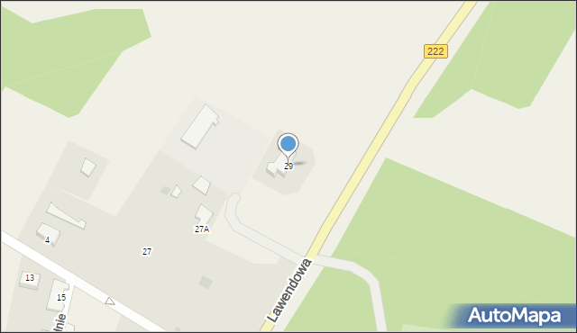 Gołębiewo Średnie, Gołębiewo Średnie, 29, mapa Gołębiewo Średnie