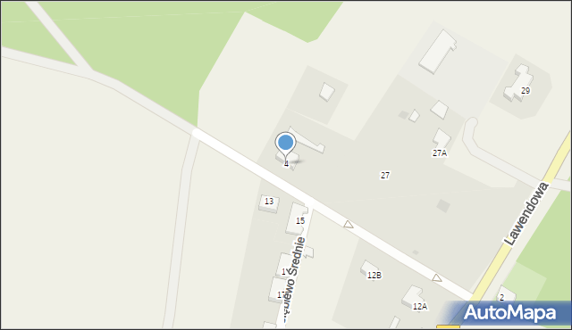 Gołębiewo Średnie, Gołębiewo Średnie, 4, mapa Gołębiewo Średnie