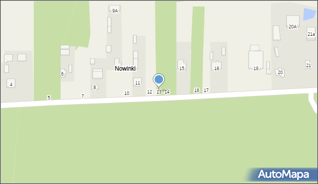 Gołębiów, Gołębiów, 13, mapa Gołębiów