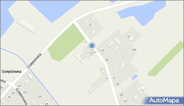 Gołębiówka, Gołębiówka, 2, mapa Gołębiówka