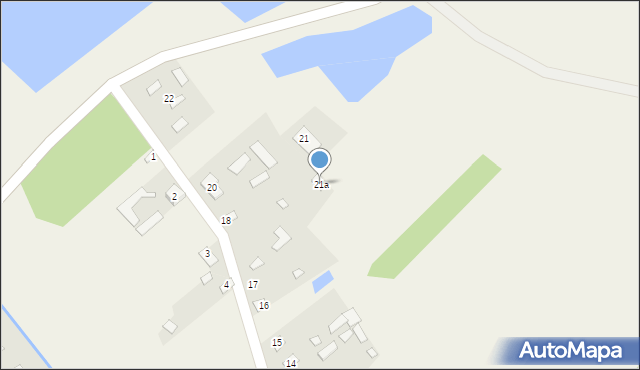Gołębiówka, Gołębiówka, 21a, mapa Gołębiówka