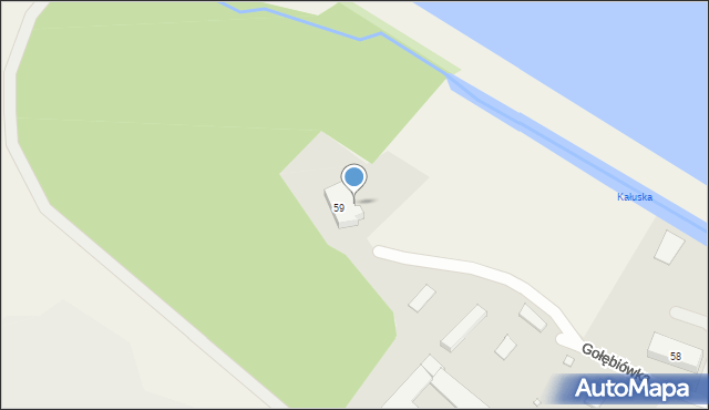 Gołębiówka, Gołębiówka, 60, mapa Gołębiówka