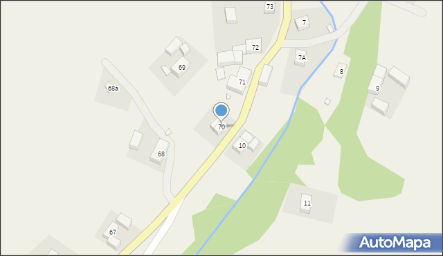 Golejów, Golejów, 70, mapa Golejów