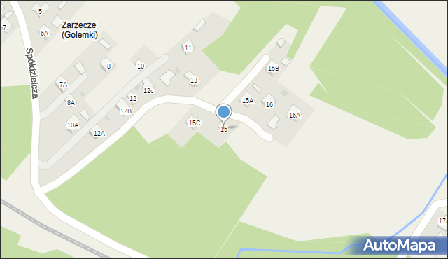 Golemki, Golemki, 15, mapa Golemki