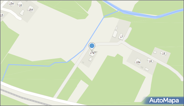 Golemki, Golemki, 17a, mapa Golemki