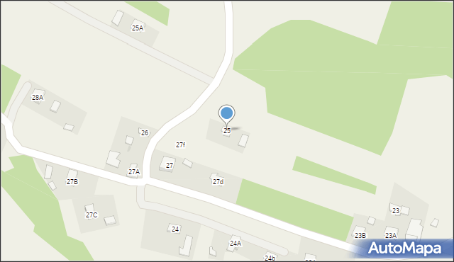 Golemki, Golemki, 25, mapa Golemki