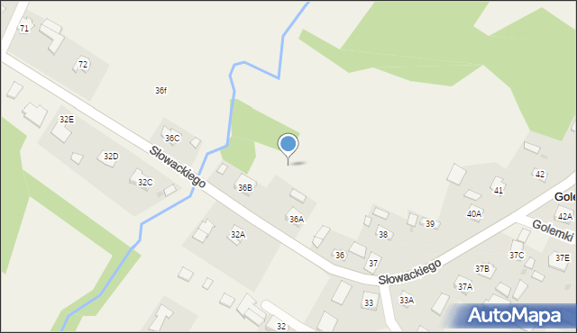 Golemki, Golemki, 38a, mapa Golemki