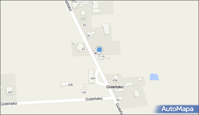Goleńsko, Goleńsko, 43, mapa Goleńsko