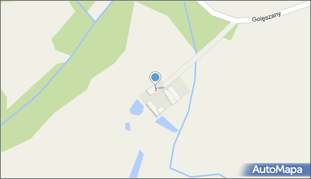 Golęszany, Golęszany, 3, mapa Golęszany
