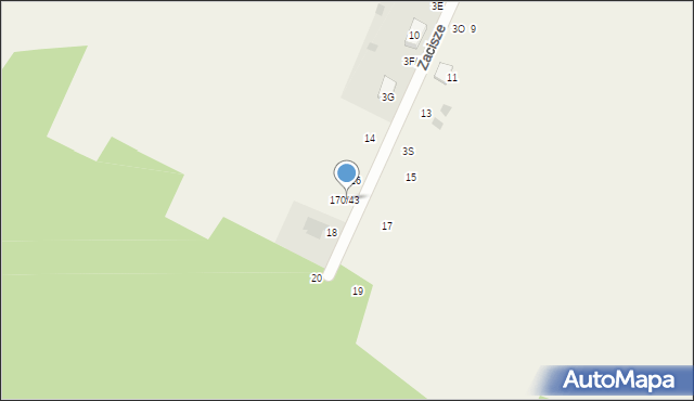 Golesze Duże, Golesze Duże, 170/43, mapa Golesze Duże