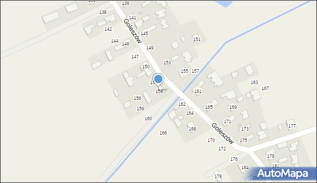 Goleszów, Goleszów, 158, mapa Goleszów
