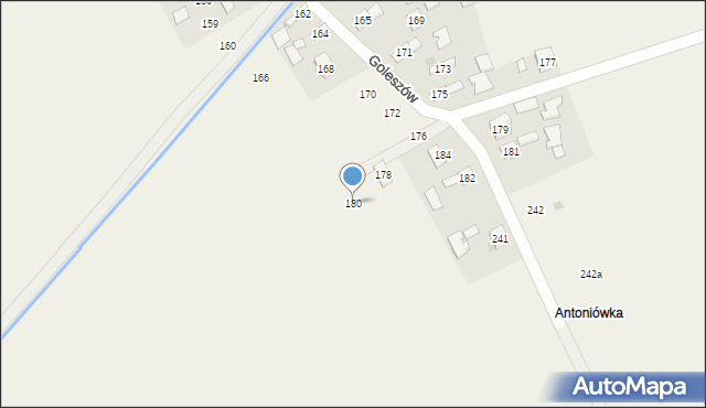 Goleszów, Goleszów, 180, mapa Goleszów