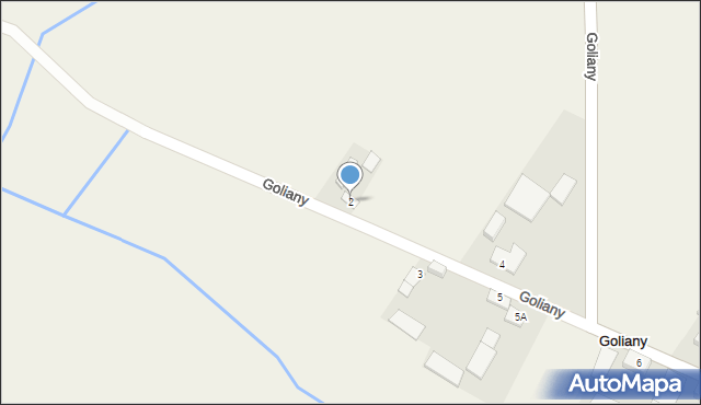 Goliany, Goliany, 2, mapa Goliany