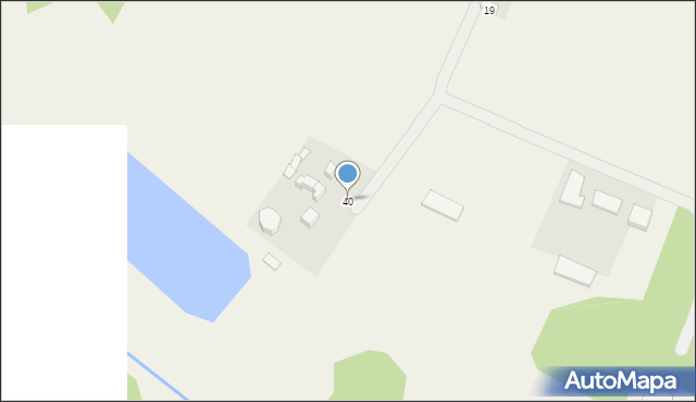 Golice, Golice, 40, mapa Golice