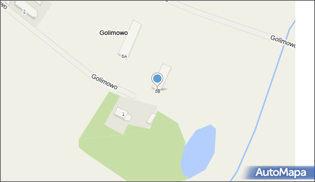 Golimowo, Golimowo, 6B, mapa Golimowo