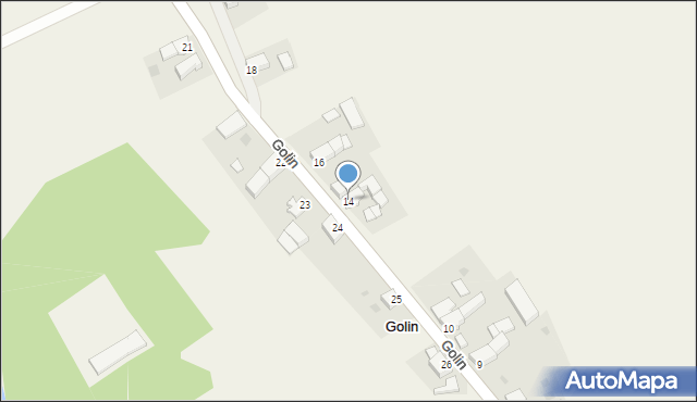 Golin, Golin, 14, mapa Golin