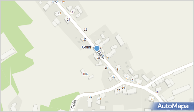 Golin, Golin, 27, mapa Golin