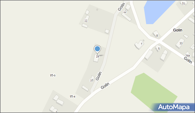 Golin, Golin, 14, mapa Golin