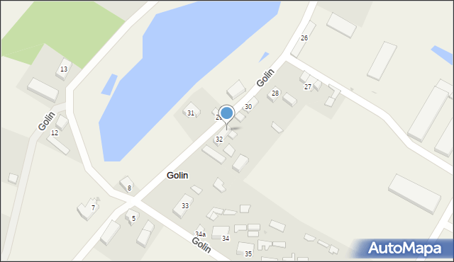 Golin, Golin, 32a, mapa Golin