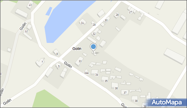 Golin, Golin, 33a, mapa Golin