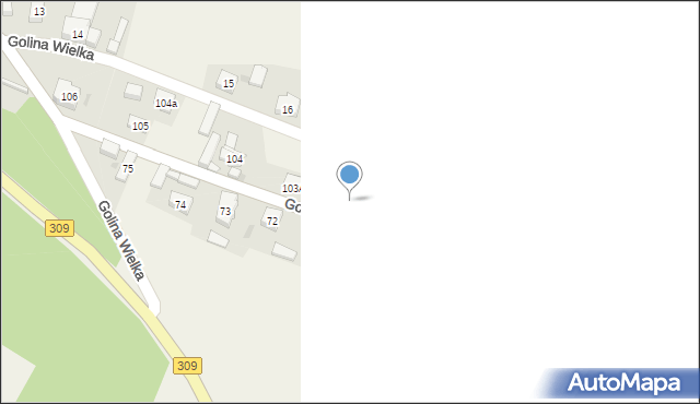Golina Wielka, Golina Wielka, 102A, mapa Golina Wielka