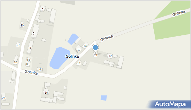 Golinka, Golinka, 13, mapa Golinka
