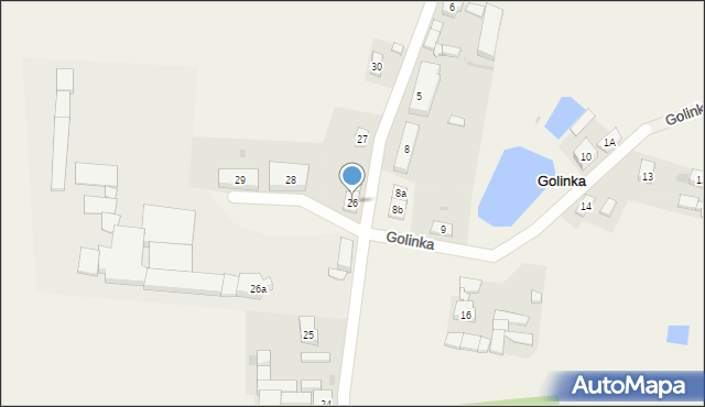 Golinka, Golinka, 26, mapa Golinka