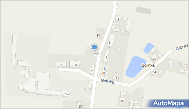 Golinka, Golinka, 27, mapa Golinka