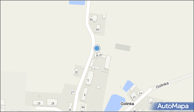 Golinka, Golinka, 6, mapa Golinka