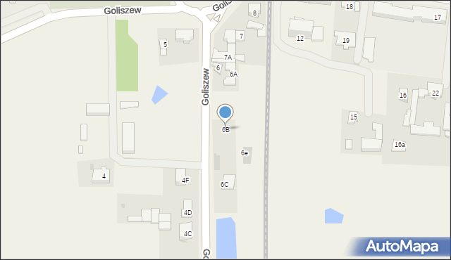 Goliszew, Goliszew, 6B, mapa Goliszew