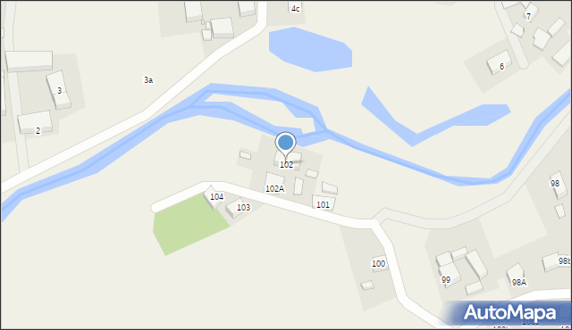 Goliszów, Goliszów, 102, mapa Goliszów