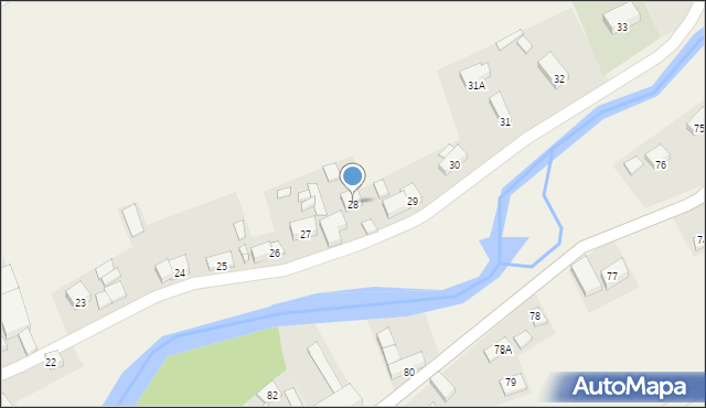 Goliszów, Goliszów, 28, mapa Goliszów