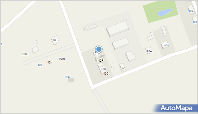 Goliszów, Goliszów, 92G, mapa Goliszów