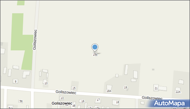 Goliszowiec, Goliszowiec, 15b, mapa Goliszowiec