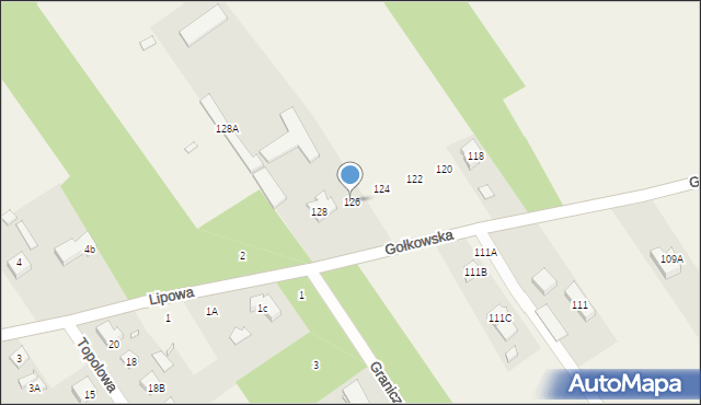 Gołków, Gołkowska, 126, mapa Gołków