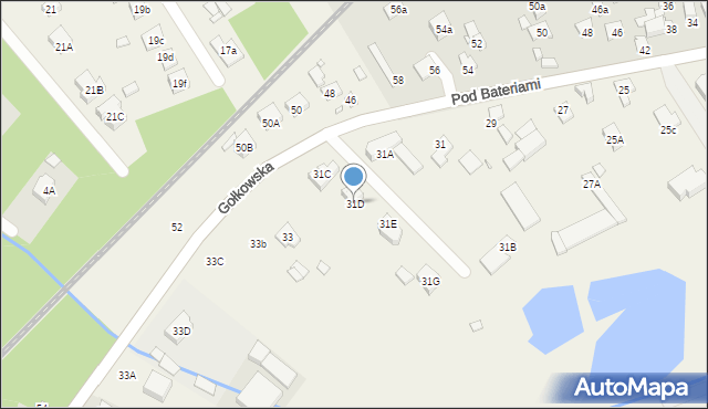 Gołków, Gołkowska, 31D, mapa Gołków