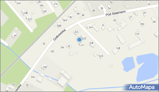 Gołków, Gołkowska, 31l, mapa Gołków