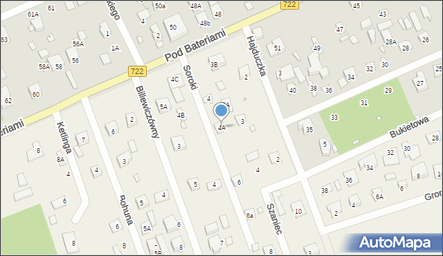 Gołków, Gołkowska, 4A, mapa Gołków