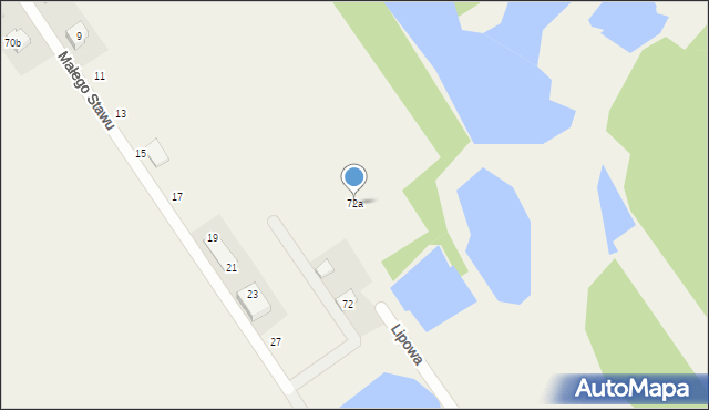 Gołków, Gołkowska, 72a, mapa Gołków