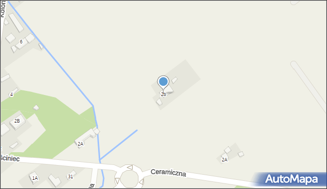 Gołków, Gościniec, 2b, mapa Gołków