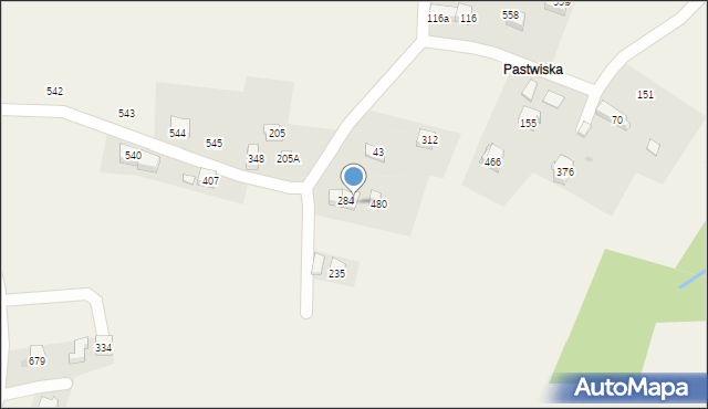 Golkowice, Golkowice, 284a, mapa Golkowice