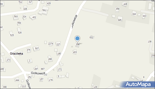 Golkowice, Golkowice, 338, mapa Golkowice