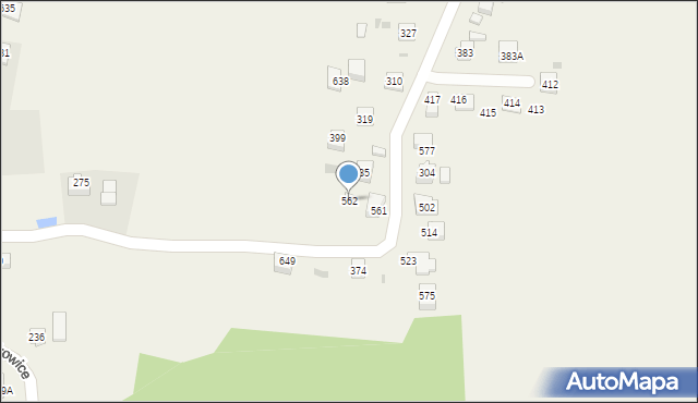 Golkowice, Golkowice, 562, mapa Golkowice