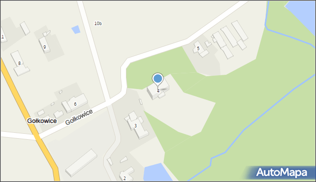 Gołkowice, Gołkowice, 4, mapa Gołkowice