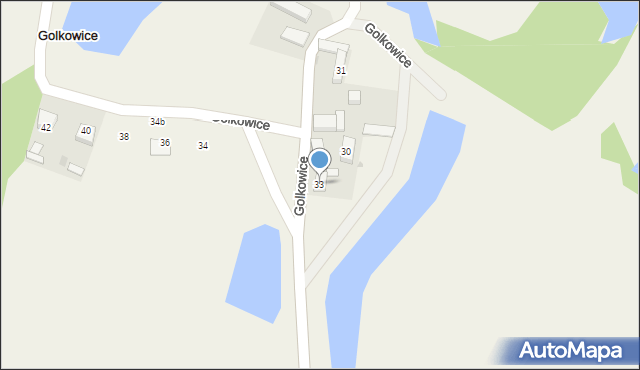 Golkowice, Golkowice, 33, mapa Golkowice