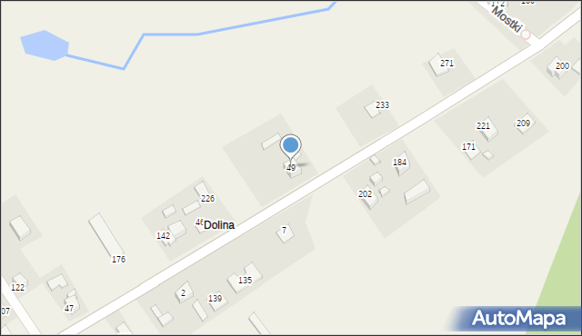 Gołkowice Dolne, Gołkowice Dolne, 49, mapa Gołkowice Dolne